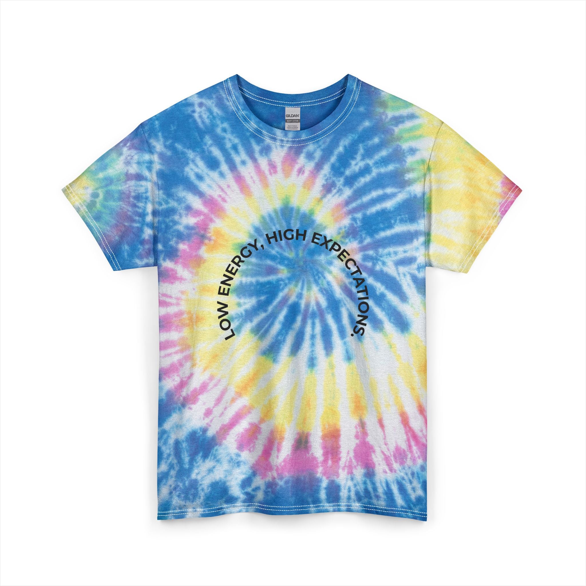 Low energy. High expectations – Mood Tee (Tie-Dye)