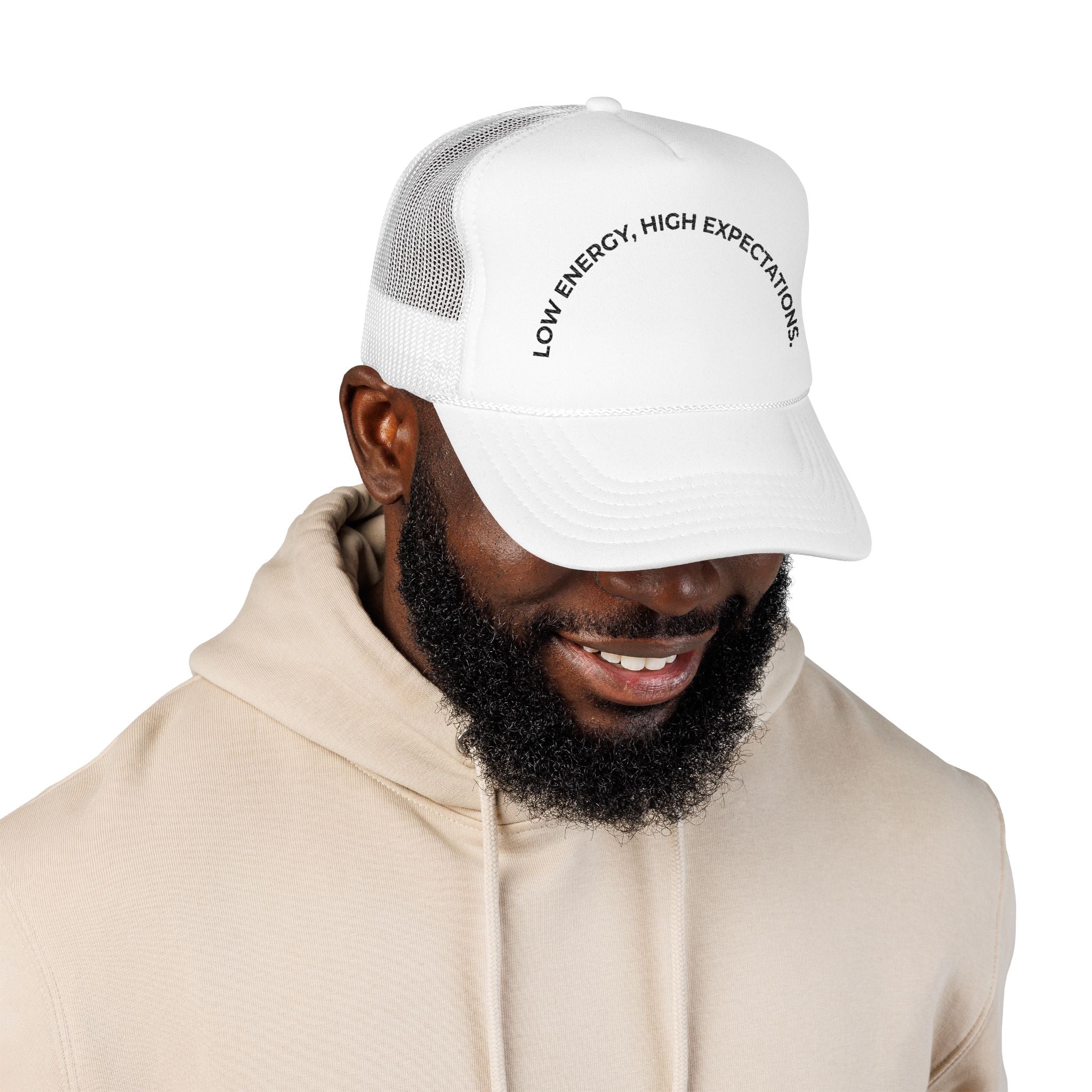 Low Energy, High Expectations Mood Trucker Cap